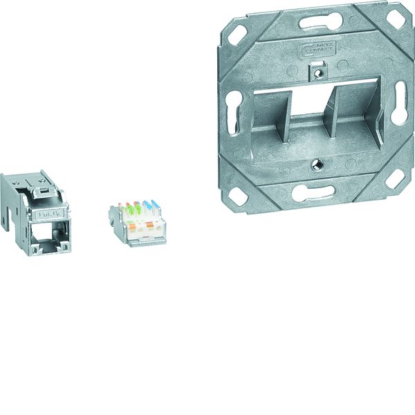 Hager Anschluss Modul GMKSRJ45C6A1 1x RJ45 Cat.6a