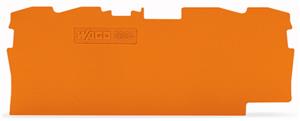 25 St. Wago Abschlussplatte u. Zwischenplatte 2004-1492 orange 1mm