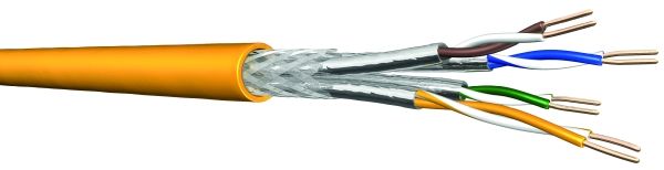 200m PROTEC.net Datenkabel 8120-1 4P23HF3 QuickBox Cat7A 1200MHz 4x2xAWG23 200m gelb