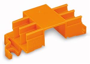 10 St. Wago Befestigungsadapter 243-113 6-Steckplaetze orange