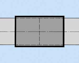 Hegler Aluminium-Muffe steckbar ALU-ES DN50