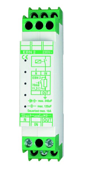 Schalk Einschaltimpulsstrom-Begrenzer EBN2 230V 16A