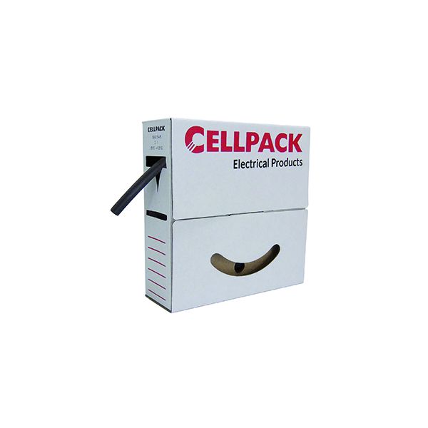 Cellpack Schrumpfschlauch-Abrollbox SB 19.1-9.5 schwarz 7m