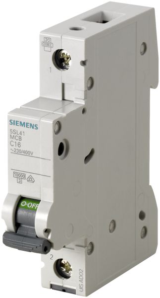 Siemens Leitungsschutzschalter 5SL4106-6 230/400V 1polig B6A