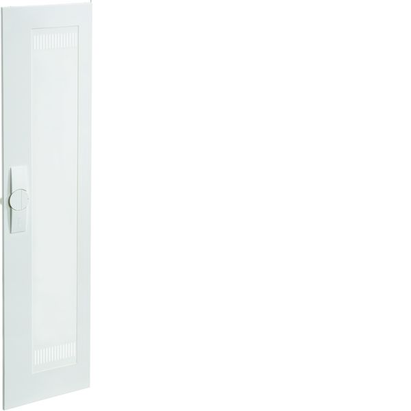 Hager FZ013NM Tuer univers rechts MM geschlitzt RAL 9010 fuer Schrank IP3X H 950xB 300mm