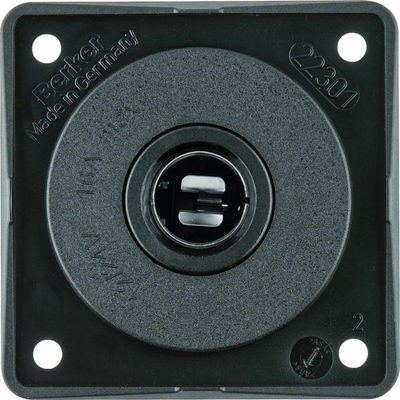 Berker Wippschalter Integro Flow/Pure schwarz 936562510 | elektromax24