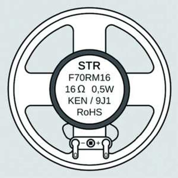 STR Elektronik Lautsprecher L 1 fuer TT/TS 70 mm