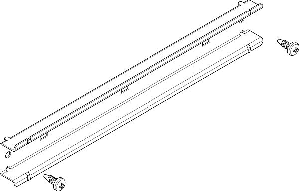 ABN Braun Hut-Profilschiene 15mm 1Feldbreite L 244mm 15HOCH