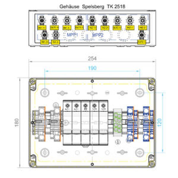 Enwitec Generatoranschlusskasten S-1000-2x2R-X-BC-PC-1.0SC | Elektromax24