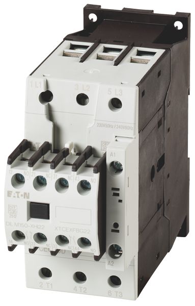 Eaton DILM50-22(230V50HZ,240V60HZ) Leistungsschütz 3-polig + 2 Schließer + 2 Öffner 22 kW/400 V/AC3