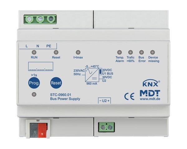 MDT Busspannungsversorgung 8TE REG 960mA mit Diagnosefunktion