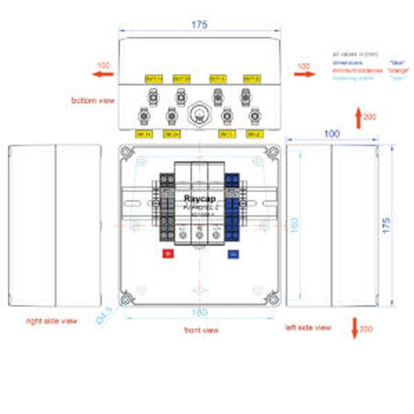 Enwitec Generatoranschlusskasten S-1000-2R-X-Y-PC-1.0 MC4 | Elektromax24