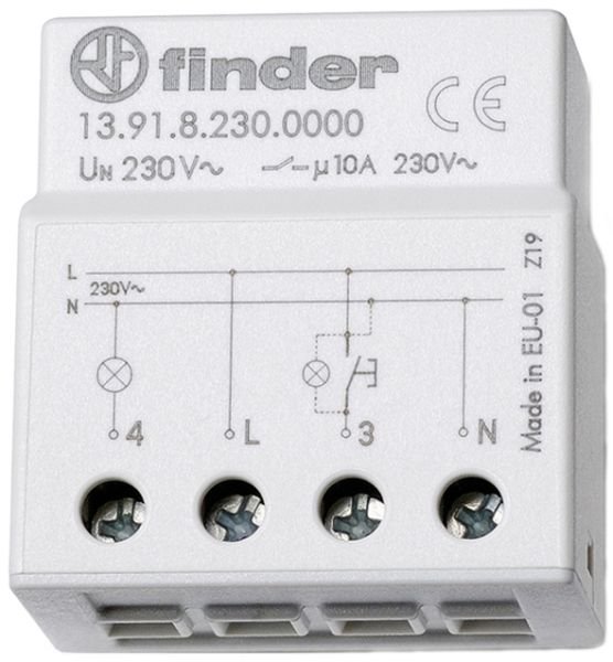 Finder Elektronischer Stromstoss-Schalter 1S 10A UP-Montage