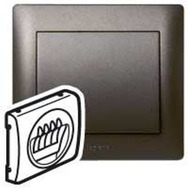 Legrand 771225 Abd. HI-FI Lautsp. 2-f GAL DB a dark bronze