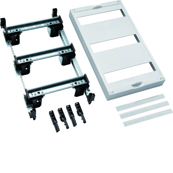 Hager UD31B1 Baustein,universN,450x250mm,für Reiheneinbaugeräte waagerecht,3x12 PLE. univers