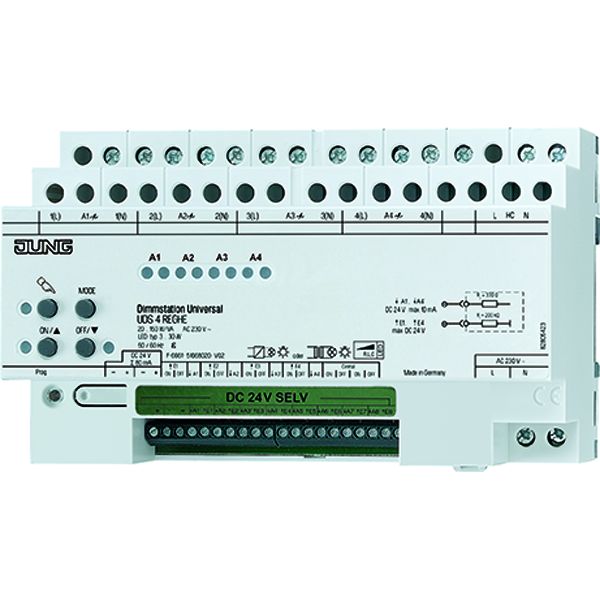 Jung UDS 4 REGHE Dimmstation Universal 4fach REG elektronische Handbedienung