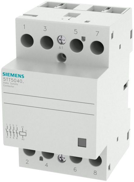 Siemens Installationsschuetz 5TT5040-0 4S AC 230 400V 40A AC 230V DC