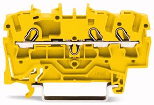 Wago 2002-1306 3 Leiter Durchgangklemme 2002-1305 TOPJOB S gelb 2,5qmm