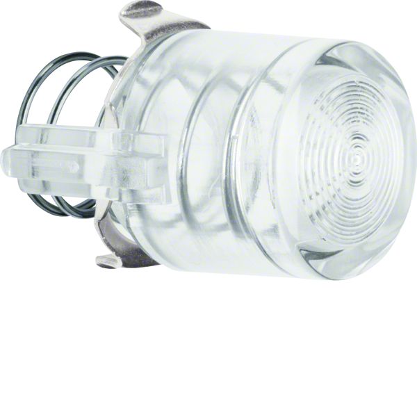 Berker 122902 Tasterknopf f. Druckt. u. Lichtsignal E10 1930/Glas/Palazzo klar transparent