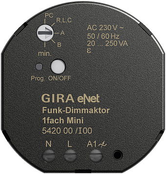 Gira 542000 Funk Dimmaktor 1f Mini 20 - 250 VA Gira eNet