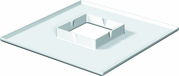 OBO ISS98B Abdeckblende für ISS98 und ISS133 110x110x22mm St reinweiß RAL 9010