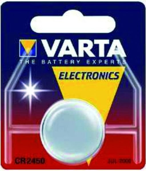 Varta Knopfzelle 06450 ELECTRONICS 1Blister CR 2450 MHD