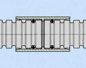 Hegler Profildichtring DN40 fuer HEKAPLAST aus Elastomeren