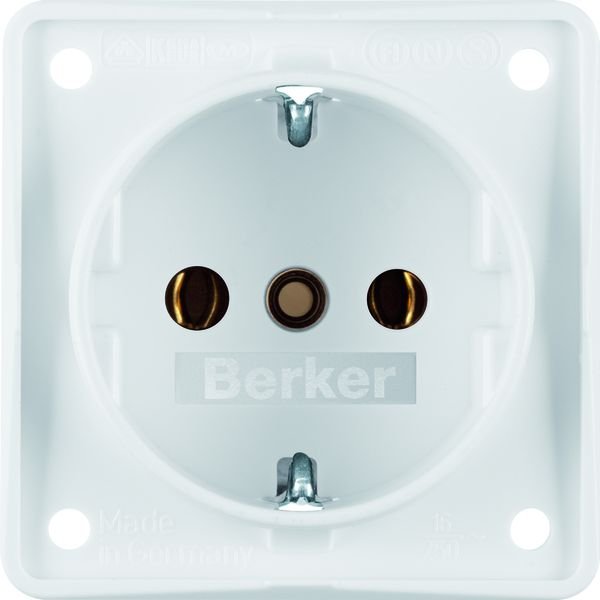 Berker Integro Pure Schalter schwarz matt + Steckdose schwarz