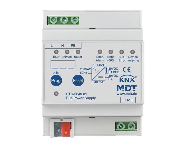 MDT Busspannungsversorgung 4TE REG 640mA mit Diagnosefunktion