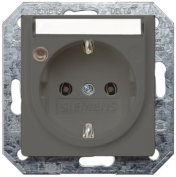Siemens Steckdosenabdeckung mit erhöhtem Berührungsschutz für Ersatz  (titanweiß)