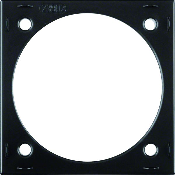 Berker 918252510 Aufbau-Distanzring Integro Flow/Pure schwarz glänzend. Distanzring zur Reduzierung