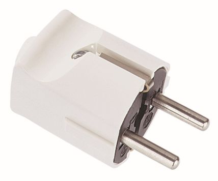 Bachmann Schutzkontaktstecker 910.270 Zentral weiss