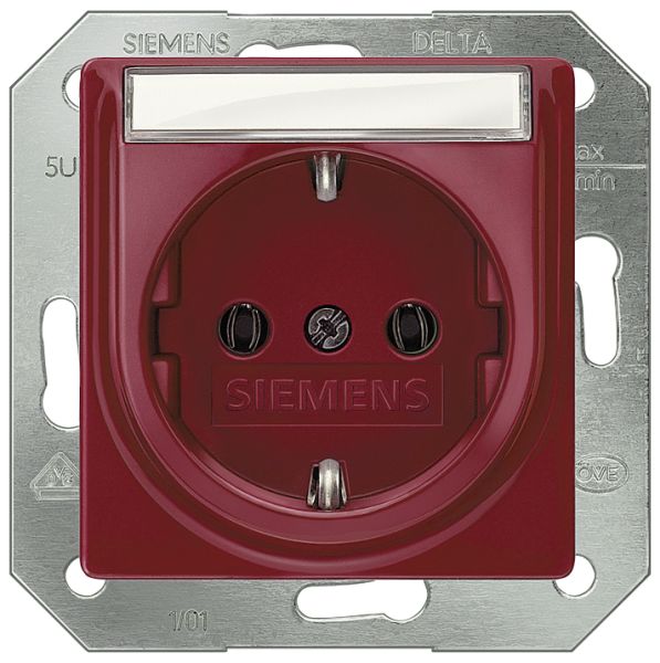 Siemens Steckdose SCHUKO 5UB1536 rot