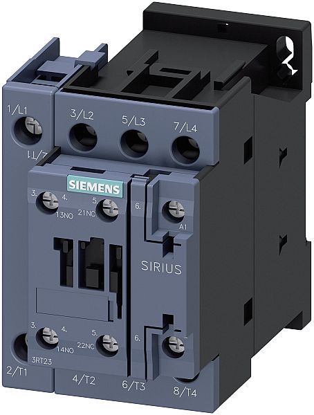 Siemens Schütz AC-3 32A 15kW 230 V 50 Hz 4S