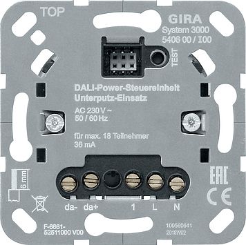 Gira Steuereinheit 540600 S3000 DALI UP-Einsatz