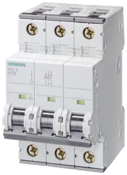 Siemens Leitungsschutzschalter 5SY6316-6 B16A 3polig 6kA