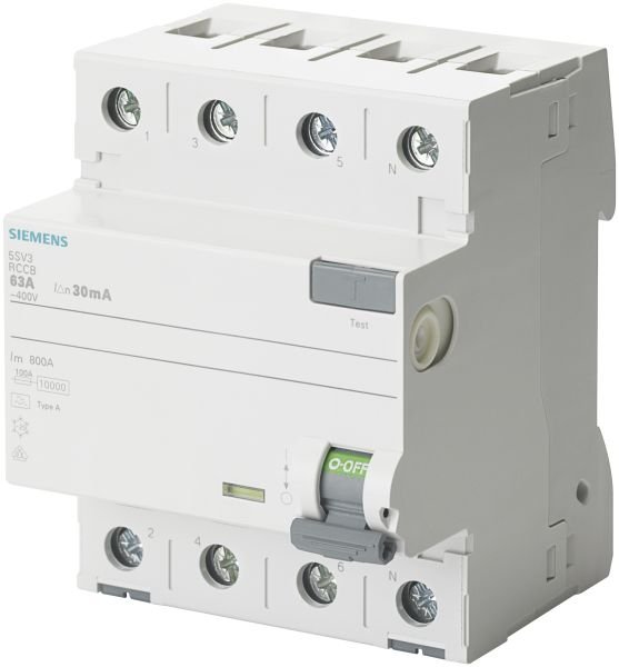 Siemens FI-Schutzschalter 5SV3344-6 40/0,03A 4polig