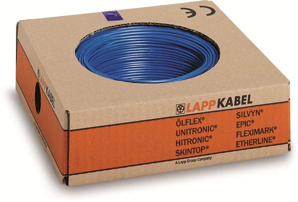 100m Lapp PVC-Aderleitung H07V-K 1x1,5 blau Ring