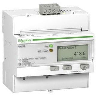 Schneider A9MEM3150 Energiezähler 3-phasig 63A erweiterte Messfunktion Modbus