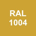 RAL 1004 Goldgelb
