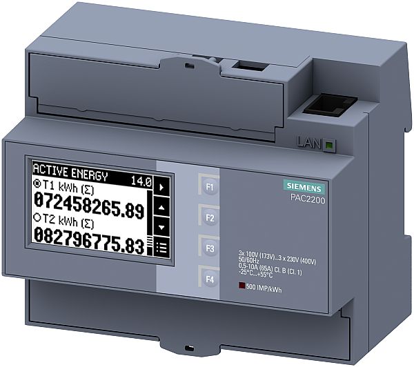 Siemens Messgeraet SENTRON 7KM PAC2200 L 400V/N 230V 65A