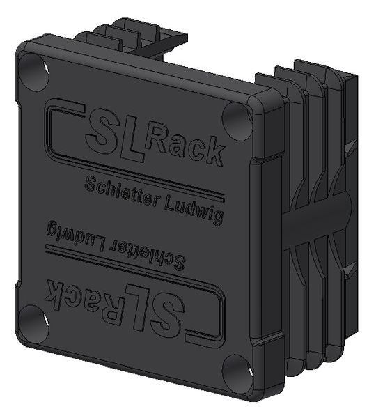 SL Rack Kunststoff-Endkappe RAIL 40 schwarz (0% MwSt.)