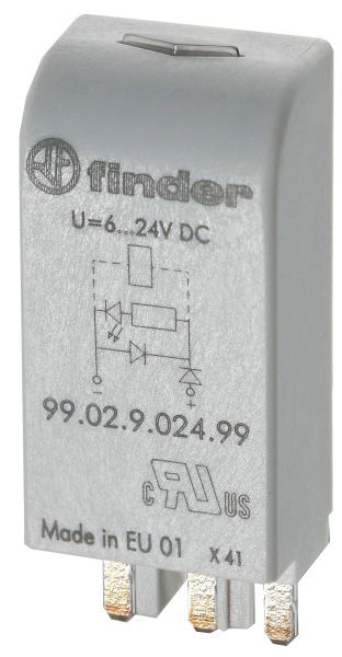 Finder EMV-Modul 99.02.0.060.98 LED+Varistor