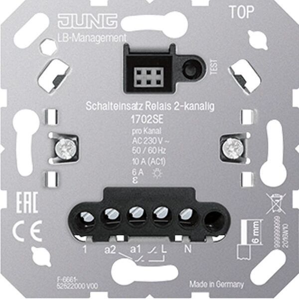 Jung Schalteinsatz 1702SE Relais 2-kanalig
