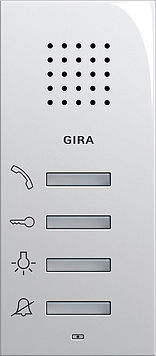 Gira 125003 Wohnungsstation AP System 55 Reinweiß