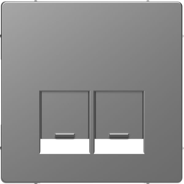 Merten Zentralplatte Edelstahl System Design