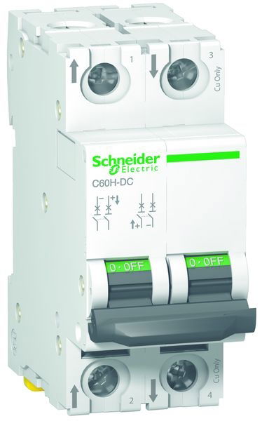 Schneider A9N61537 Leitungsschutzschalter C60H-DC 2p 40A C Charakteristik