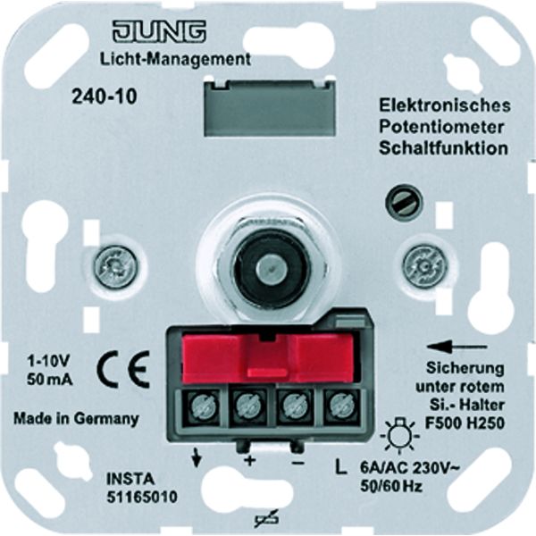 Jung 240-10 Elektronisches Potentiometer Schaltfunktion für EVGs und Tronic-Trafos