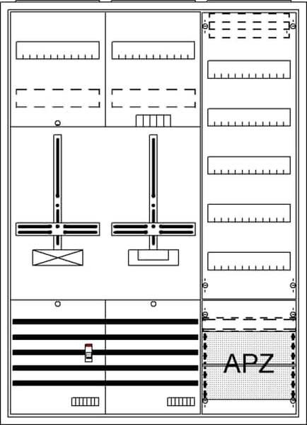 Striebel &amp; John Komplettschrank DA37GC AP 3Pkt.A37 1Z1S1V5A2