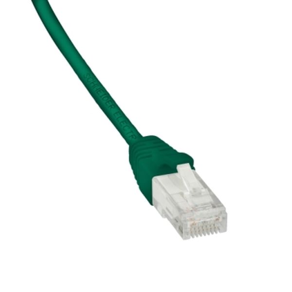 ABN Braun Patchkabel CAT6a 1m 2x RJ45 Stecker 6kV